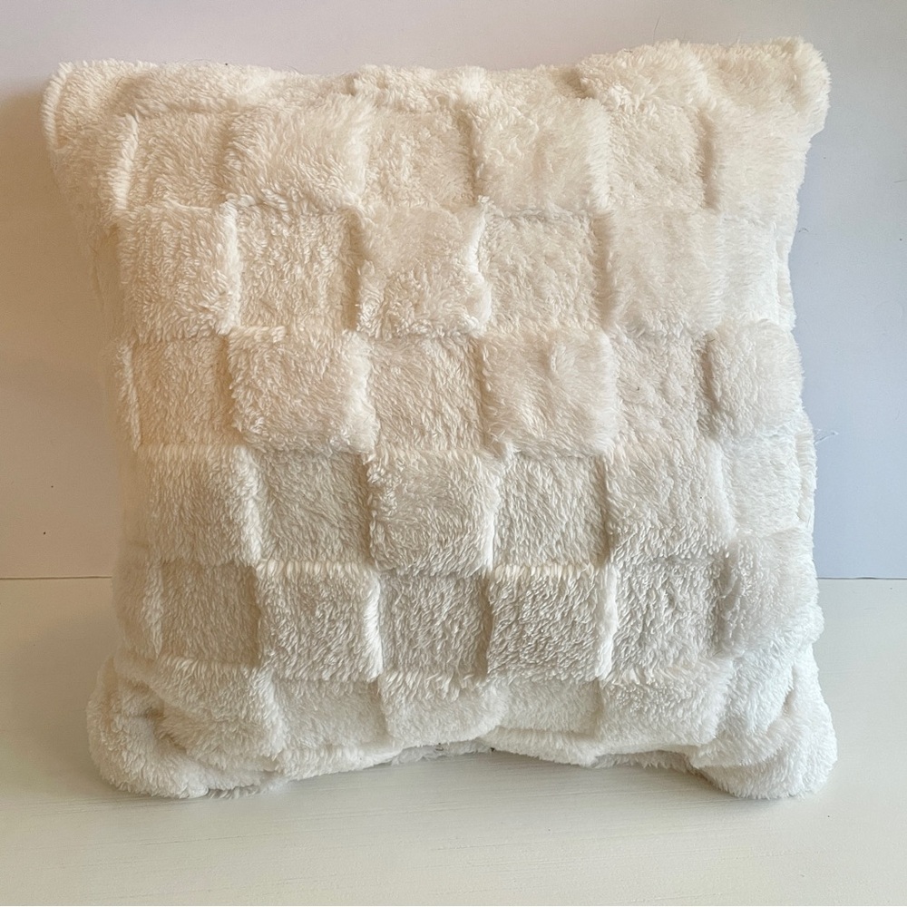 Room Essentials Checkerboard Textured Toss Pillow